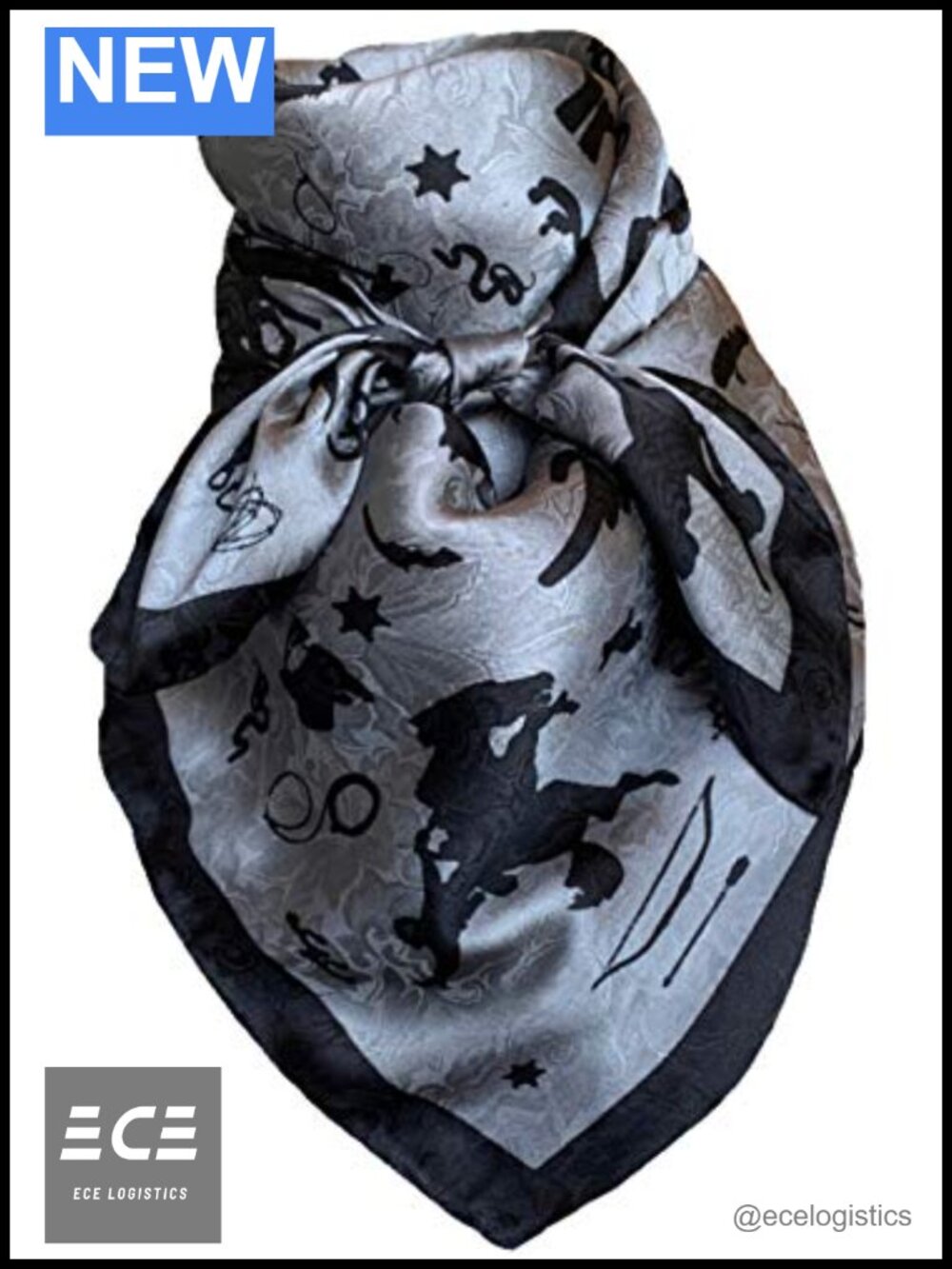 100% Virgin Silk Jacquard Scarf Hand Rolled Lightweight Breathable 34.5" Square